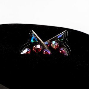 Trish Rogers Crystal collar studs